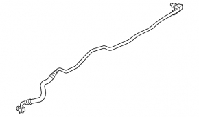 Automatic transmission radiator hose, BMW X5 E70 11-13 3.0