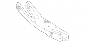 Lower arm under spring rear left Mercedes CLA 14-19