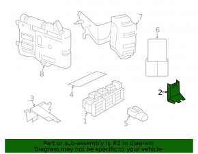 Nissan Altima 19-25 Large Relay Box Bracket