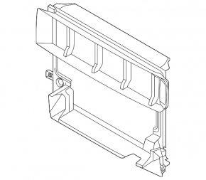 Radiator deflector Hyundai Venue 20-25 frame