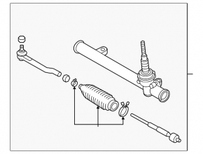 Nissan Kicks 18-19 pre-restoration steering rack, power steering