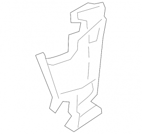 Front bumper air duct left Audi E-Tron 19-23 outer part, Quattro