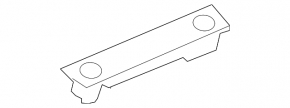 Front center console trim for start/stop button on Audi E-Tron 19-23