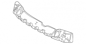 Toyota bZ4X 22-26 Front Bumper Upper Absorber