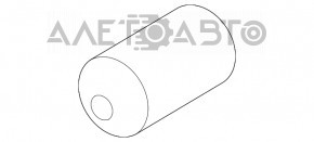Lincoln MKC 15 Hood Bumper - On Hood