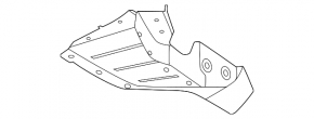 Front right lower fender liner for Nissan Ariya 23-25