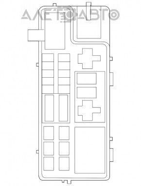 Jeep Compass 11-16 Underhood Fuse Box