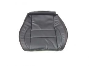 Jeep Grand Cherokee WK2 17-20 driver's seat cushion upholstery, black leather with red stitching, heated, ventilated Trailhawk