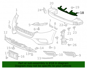 Honda Insight 19-22 Front Bumper Upper Trim Bracket