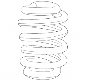 Rear left spring Chevrolet Equinox EV 24-26 FWD
