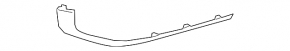 Right rear bumper molding for Hyundai Palisade 20-22, chrome