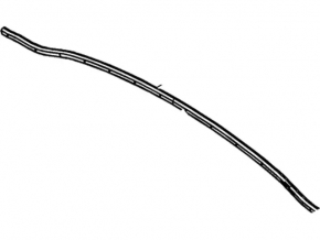 Rear hood seal Ford Flex 09-19