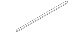 Seal of the glass of the rear right inner door Audi A3 22-26