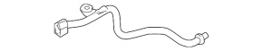 Air conditioning hose, compressor-heater, second, Nissan Murano z50 2003-2007