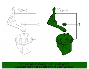 High signal Porsche Panamera 14-16 with bracket