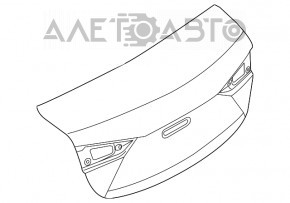Mazda 3 14-18 BM trunk lid without spoiler