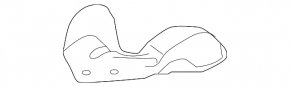 Rear subframe lug left Ford Edge 15-24