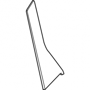 Door trim, side, rear, left, Ford Edge 15-24 rear