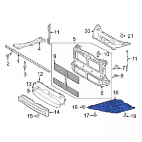 Engine protection Ford Escape MK4 20-AWD