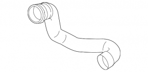 Cooling pipe from the pump intake BMW 5 F10 11-16 3.0T