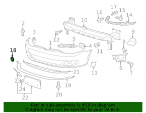 Front Bumper Tow Hook Cap VW Jetta 11-14 USA