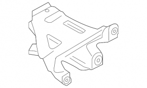 Right engine mount bracket BMW X5 F15 14-18 3.0D
