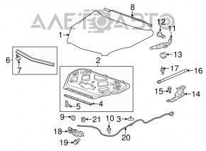 Chevrolet Equinox 10-17 Hood Seal