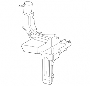 VW CC 08-17 washer reservoir without headlight washer