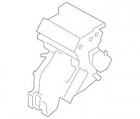 The bare heater housing of a VW Atlas 18-25 air conditioner.