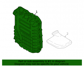 Automatic transmission oil pan for Hyundai Veloster 19-22 1.6, 2.0