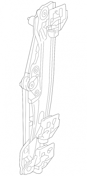 Window lifter with motor rear right BMW X1 F48 16-22