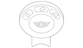 Key Mini Cooper Countryman R60 10-16
