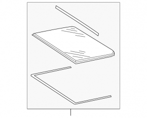 Rear panoramic glass Audi Q5 80A 18-24