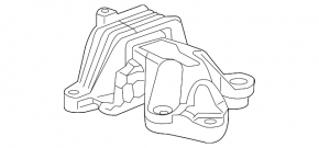 Left engine mount for Chevrolet Malibu 16-18 1.5T, 2.0T