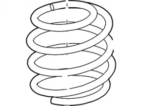 Front right spring Ford Focus mk3 11-18
