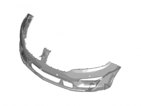Bare front bumper for Lincoln MKC 15-18 without parking sensors for towing hook