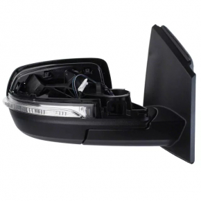 Side mirror right Ford Edge 19- 9 pins, silver, BSM, turn signal, backlight