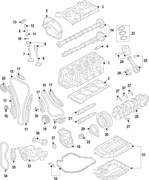 Piston Audi A5 F5 17- 2.0T