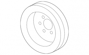 Crankshaft pulley BMW 335i e92 07-11