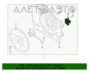 Cooling Fan Computer Kia Niro 17-22 HEV, PHEV