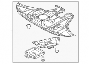 Engine protection Kia Sportage 23-26 HEV AWD