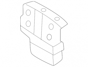 Cruise radar bracket Volvo XC60 22-25