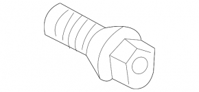 Wheel bolt d17 M12x1.5 BMW 335i e92 07-13