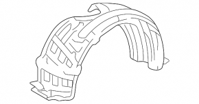Front right mudguard Toyota Avalon 05-10