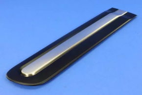 Door trim lower rear right Fiat 500L 14-16 with chrome, black