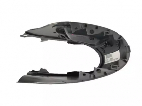 Central console front Fiat 500 12-19 black
