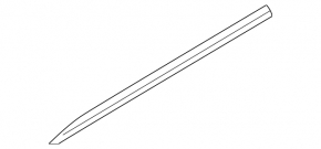 Front right sill molding for Mitsubishi Outlander 18-22 PHEV