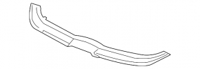 Upper grille molding for the 2018-20 Honda Fit 15-20