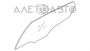 Rear left door glass Hyundai Azera 12-17