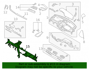 Hyundai Sonata 20-23 Korea under-torpedo reinforcement pipe